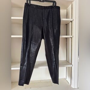 Zara black shimmer pants